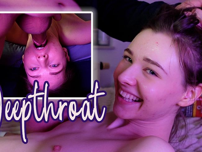 OMG! Meine Kehle wurde hart gefickt!