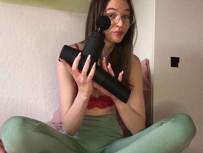 VIEL ZU KRASS!!! EXTREM HARTE MASSAGE!!!  Mein ERSTES MASTURBATIONSVIDEO!